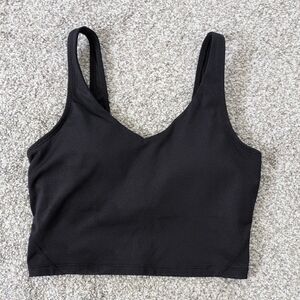 THE GYM PEOPLE Longline Sports Bra – Black (S)